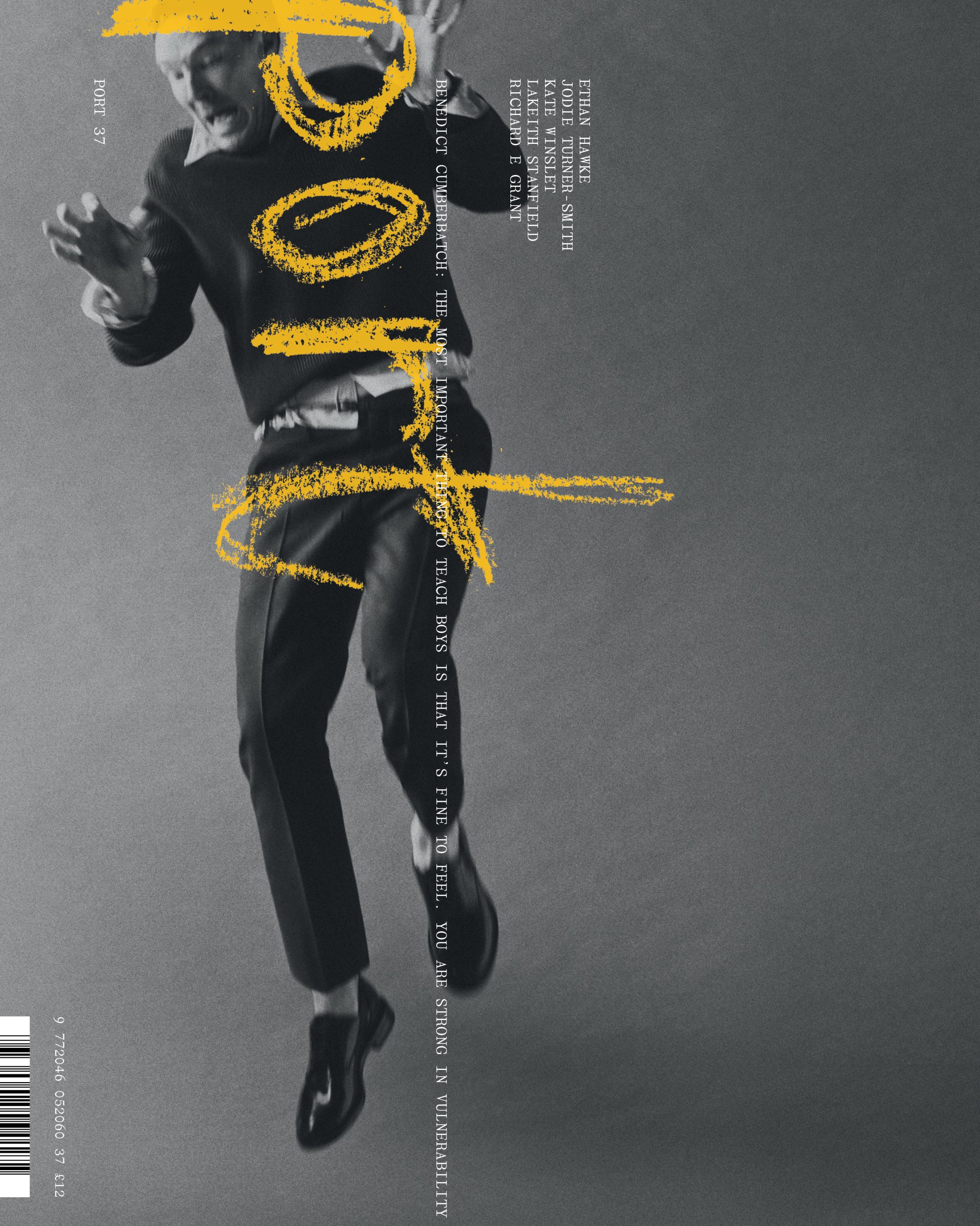 Cover of PORT Magazine Issue 37 featuring Benedict Cumberbatch.